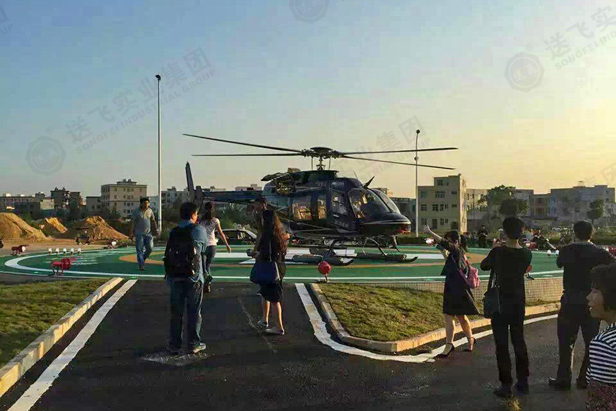 海南?？?海南省腫瘤醫(yī)院 地面停機坪的試飛驗收圖1
